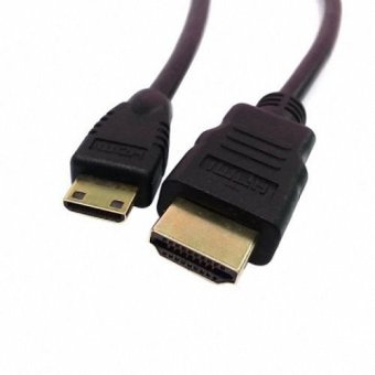 Gambar 1.5m 5ft High Speed HDMI 1.4 with Ethernet   3d A Type Male tomini C Type Male Slim Cable for SLR DC DV Tablet Nikon D4 D800