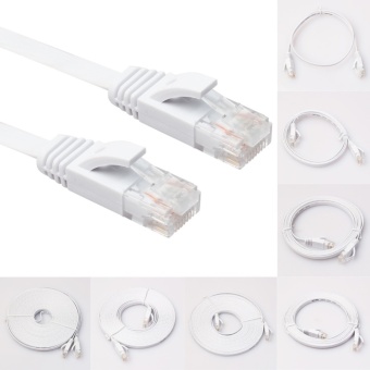 Gambar 1M Ethernet Cables Flat CAT6 Flat UTP Ethernet Network Cable cordRJ45 Patch LAN cable  Ethernet Cables   intl