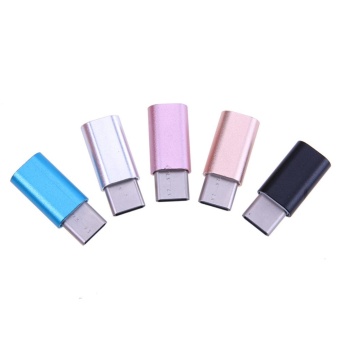 Gambar 1pc Micro Android Female to USB3.1 Type C Male Adapter Converter(Random Color) intl