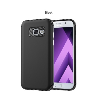 Gambar 2 in 1 Carbon Fiber Texture TPU+Matte PC Hybrid Case for Samsung Galaxy A5 (2017) SM A520F   Black   intl