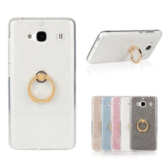 Gambar 2 in 1 Glitter Bling Prints Flexible Soft TPU Protective Case Coverwith Ring Holder Kickstand for Xiaomi Redmi 2   intl