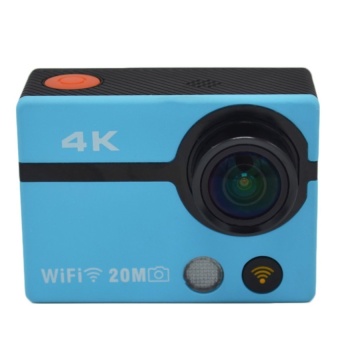 2 Wi-Fi Wifi Cam Action Camera HD 4K 20MP 12.4Mega CMOS Sensor 170 Degree (Blue) - intl  