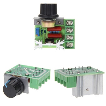 2000W SCR Electronic Voltage Regulator Speed Controller DimmerThermostat - Intl April 2018 - 2 2000W SCR Electronic Voltage Regulator Speed Controller DimmerThermostat - intl - 2