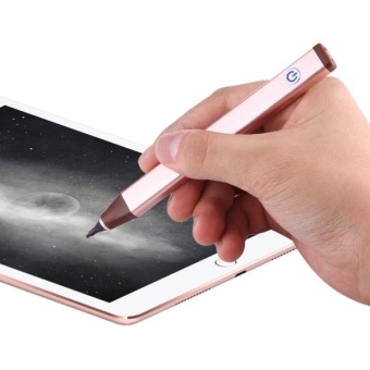 Gambar 2.3mm Superfine Nib Active Stylus Pen For IPhone   IPad 6S   7   7Plus   IPad 5   Air 2   Mini 4   IPad Pro, Most Compatible And MostEffective APP (Rose Gold)   intl