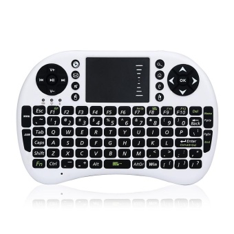 Gambar 2.4Ghz Mini Wireless Keyboard Mouse for Smart TV PC Laptop TabletWhite   intl