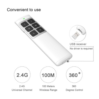 Gambar 2.4GHz Wireless Presenter PowerPoint Clicker Presentation RemoteControl Tool   intl