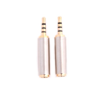 Gambar 2pcs Headphone Converter Plug 2.5mm Male to 3.5 mm Female audioStereo Adapter   intl