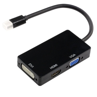 Gambar 3 in 1 Mini Display Port Adapter To Micro HDMI VGA DVIForAppleMacbook Air Pro 2 3   intl