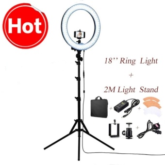 Gambar 3018?240pcs LED 5500K Dimmable Photography Photo Studio Phone VideoLED Ring Light Lamp With Tripod Stand For Camera   intl
