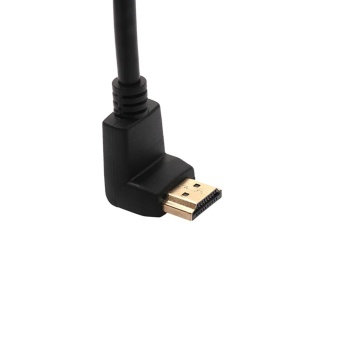 Gambar 30cm 90 Degree HDMI Male To HDMI Female Cable Support 3D   intl
