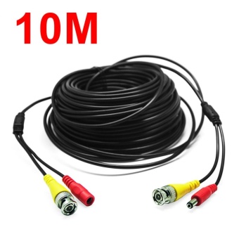 Gambar 33Feet 10M BNC RCA Audio Video Power Extension Cable DVRSurveillance Wire for CCTV Security Camera   intl