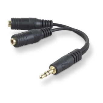 Gambar 3.5 to 3.5 double base dual audio extension line of 3.5 revolutionof two and 3.5 females by WWang Store   intl