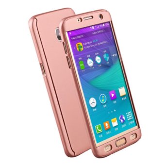 Gambar 360 all inclusive Ultra thin PC Hard cover case phone case forSamsung Galaxy J3 J3109 2015 2016 Rose Gold   intl