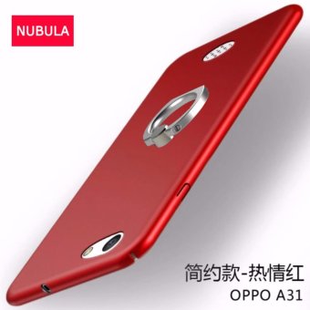 Gambar 360 degrees Ultra thin PC Case Cover For OPPO A31 NEO5(Red)+Metal Ring   intl