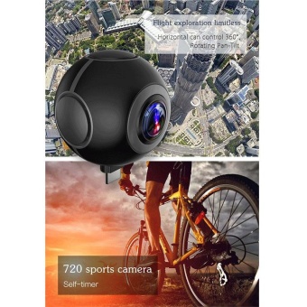 Gambar 360? Panoramic VR Camera 2MP 1920x960 HD Video Dual Lens ForAndroid Smart Phone   intl