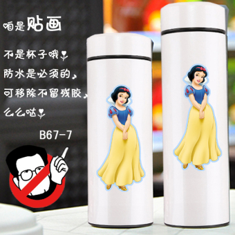 Gambar 3m kartun tahan air stiker acak stiker decals cangkir mug cangkir