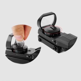 4 Reticle MerahHijau Dot Taktis Reflex Sight Scope Mount