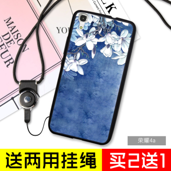 Gambar 4a telepon silikon lembut pelindung lengan lanyard