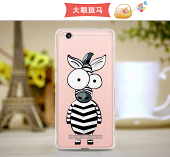 Gambar 4A 4A Kepribadian Transparan Xiaomi Handphone Set Silikon Soft Shell Handphone Shell