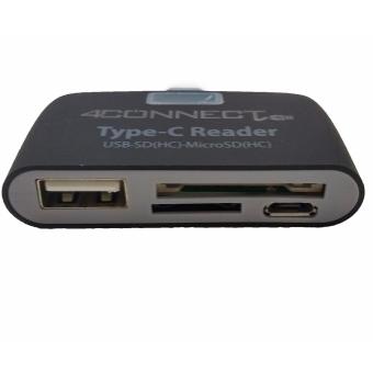 4Connect USB 3.1 Type C Card Reader Connection Kit For Type C PhoneAnd PC - Black April 2019 - 2 4Connect USB 3.1 Type C Card Reader Connection Kit For Type C PhoneAnd PC - Black - 2