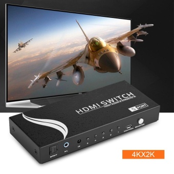 Gambar 5 In 1 Out HDMI Switch Switcher SPFIF Audio Extractor 4K x 2K HDResolution UK Plug   intl