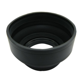 Gambar 52mm Universal Rubber Lens Hood for Wide   Tele Focus  Standard   intl