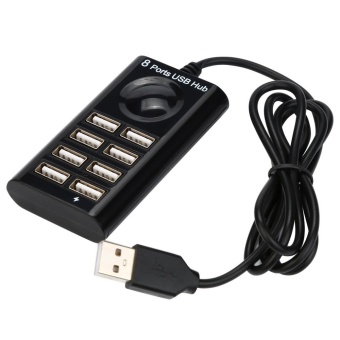 Gambar 8 in 1 USB 2.0 High Speed 60MB s USB Splitter 8 ports ConverterAdapter for Tablet for PC Laptop Notebook   intl