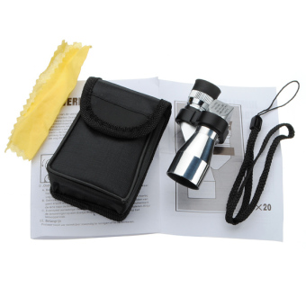 8x20 Mini Compact Pocket Monocular Teleskop Kaca Scop