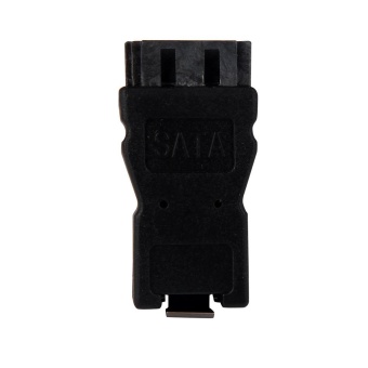 Gambar 90 Degree Right Angled Type SATA 7Pin Male To Female 90D ConvetorHDD Adapter   intl