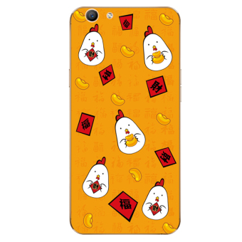 Gambar A39 oppor9s r9splus kepribadian kata rooster berkat telepon shell soft cover