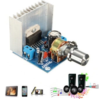 Gambar AC DC 12V TDA7297 2x15W Digital Audio Amplifier DIY Kit Dual Channel Module   intl