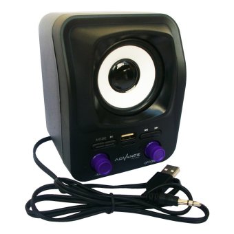 Advance Speaker USB Duo-300 - Hitam Ungu April 2019 - 2 Advance Speaker USB Duo-300 - Hitam Ungu - 2