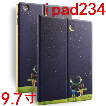 Gambar Air2 iPad4 mini3 Air1 kartun ultra tipis anti Drop sarung pelindung lengan