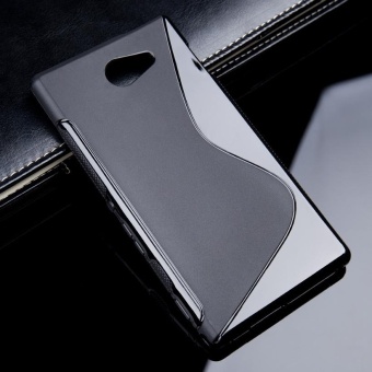 Gambar AKABEILA for Sony Xperia M2 Sline TPU Silicone Back Cover for SonyS50H D2303 D2305S Line Soft Phone Case Black Simple Mobile PhoneBags Cases   intl