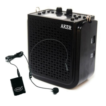 Gambar Aker AK77W Voice Amplifier Speaker Goodee Rechargeable Portable Waistband Pa System With Wireless Transmitter Headset Microphone for Teachers Coaches Tour Guides and Presentations   intl