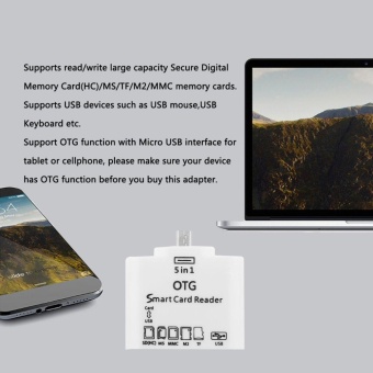 Allwin 5-in-1 OTG Card Reader Micro USB Untuk Koneksi Kit Androidhandphone Putih November 2019 - 4 Allwin 5-in-1 OTG Card Reader micro USB untuk koneksi kit Androidhandphone putih - 4
