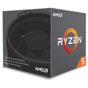 Gambar AMD Ryzen 5 1400 3.2Ghz Up To 3.4Ghz Cache 8MB 65W AM4 [Box]   4 Core   With AMD Wraith Stealth 65W Cooler