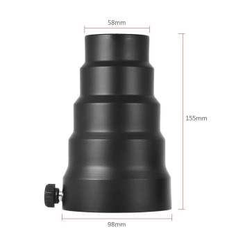 Andoer 98mm Mini Flash Mount Metal Snoot With Honeycomb Grid 5pcs Color Filter Kit For Neewer Andoer Godox 180W 250W 300W Mini Studio Strobe Monolight Photography Flash - Intl Oktober 2019 - 5 Andoer 98mm Mini Flash Mount Metal Snoot with Honeycomb Grid 5pcs Color Filter Kit for Neewer Andoer Godox 180W 250W 300W Mini Studio Strobe Monolight Photography Flash - intl - 5