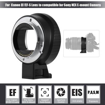 Gambar Andoer EF NEX IV High Speed Electric Lens Mount Adapter Ring AF Auto Focus Auto Aperture Exposure Adjustable Anti shake for Canon EF EF S Lens for Sony A7 NEX E Mount A7 A7R A7II A7SII A7RII A6000 A6300 A6500 A5300 ILDC Camera   intl