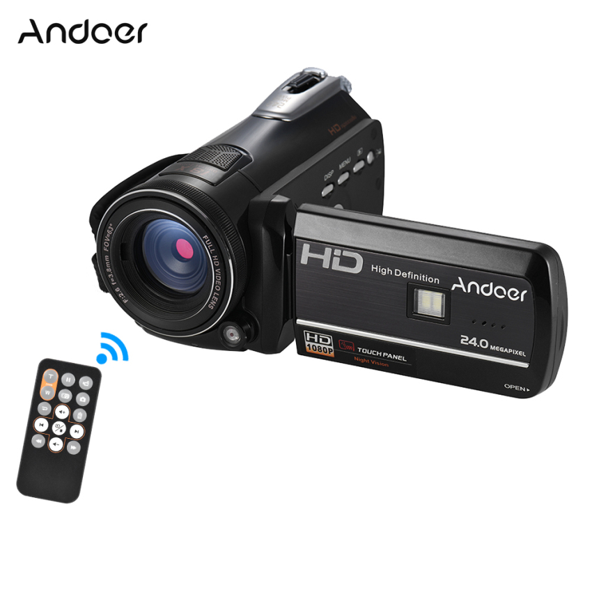 Andoer HDV-D395 Digital Video Camera DV WiFi 1080P 30fps