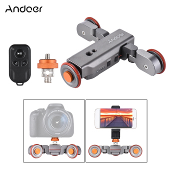 Andoer L4 Autodolly 3 Speed Adjustable with Wireless Remote