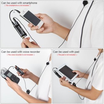 Aputure A.lav Professional Omnidirectional Lavalier Microphone With Windshield Clip Style For Recorder PC DSLR Video Camera Camcorder Smartphone For IPhone Samsung IPad Etc Outdoorfree - Intl Pebruari 2019 - 5 Aputure A.lav Professional Omnidirectional Lavalier Microphone with Windshield Clip Style for Recorder PC DSLR Video Camera Camcorder Smartphone for iPhone Samsung iPad etc Outdoorfree - intl - 5