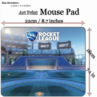 Gambar Art Print Game Mouse Pad Mat (22*18cm) for G022 Goal in the UtopiaColiseum   Rocket League   intl