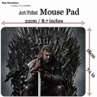 Gambar Art Print Mouse Pad Mat (22*18cm) for Movie M119 Game Of Thrones   intl