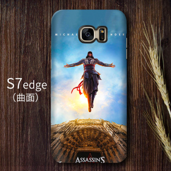 Gambar ASSASSIN S CREED s7 S7edge S8 kepribadian matte cangkang keras menjatuhkan resistensi shell telepon