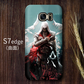 Gambar ASSASSIN S CREED s7 S7edge S8 kepribadian matte cangkang keras menjatuhkan resistensi shell telepon