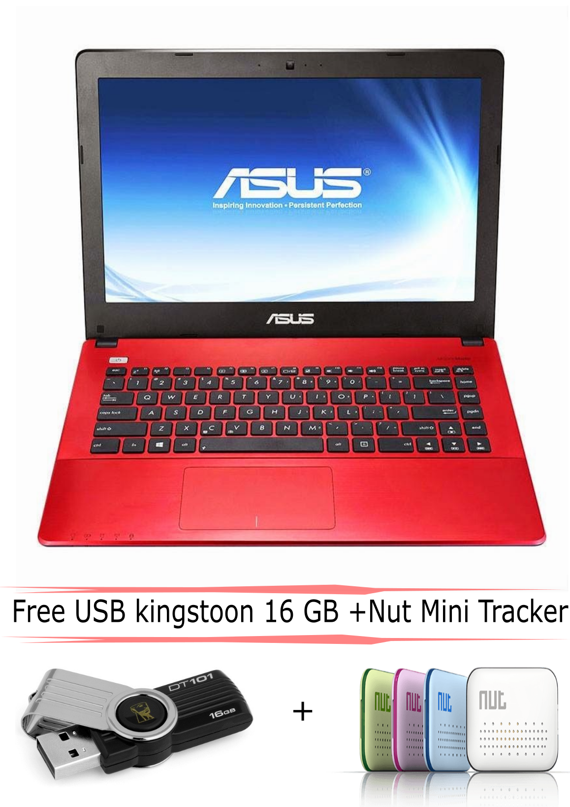 Asus Notebook X441SA - Intel N3060 - RAM 2 GB - 14\