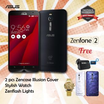 Asus Zenfone 2 5.5" ZE550ML 4G LTE + Free Zencase Illusion Cover + Zenflash Lights + Stylish Watch Garansi Resmi  