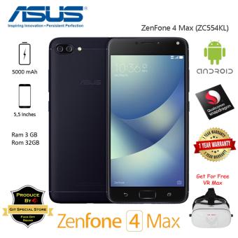 Asus Zenfone 4 Max ZC554KL 3/32GB Dual Camera 16Megapixel Garansi Resmi Free VR Max Feel The Fun!  