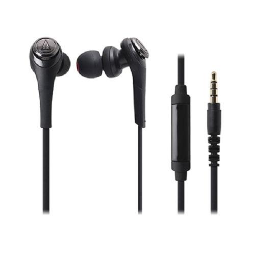 Audio Technica Solid Bass In-Ear Headphones ATH-CKS550iS BK (EX)-Hitam
